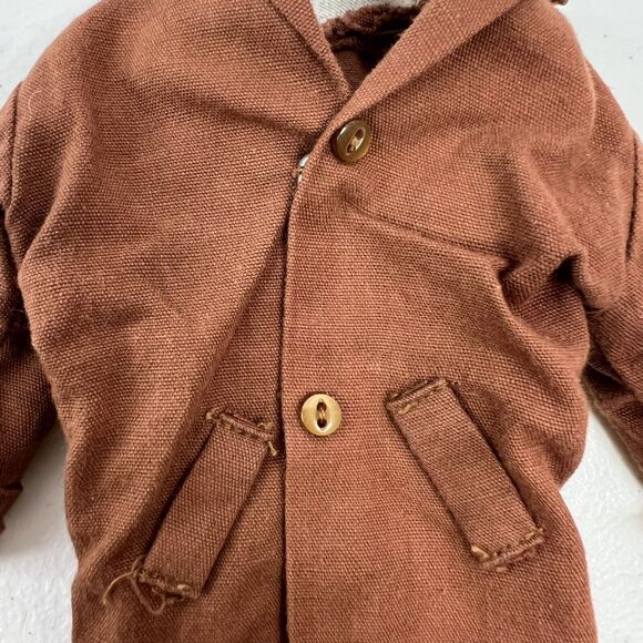 Vintage Mattel 1968 Molded Blonde Ken Doll With GI Joe Jacket Barbie Swim Trunks - Picture 13 of 16